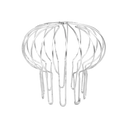 Rinnensieb, rund, 8 cm Durchmesser